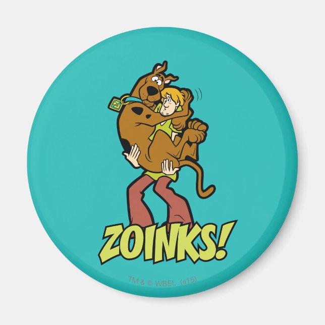 Scooby-Doo and Shaggy Zoinks! Magnet (Vorne)