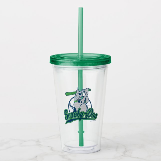 Scooby-Doo-Baseball-Logo Acryltrinkbecher (Vorderseite)