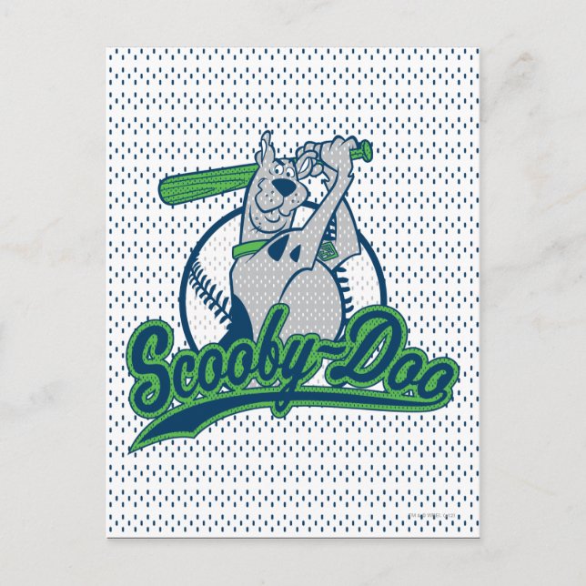 Scooby-Doo-Baseball-Logo Postkarte (Vorderseite)