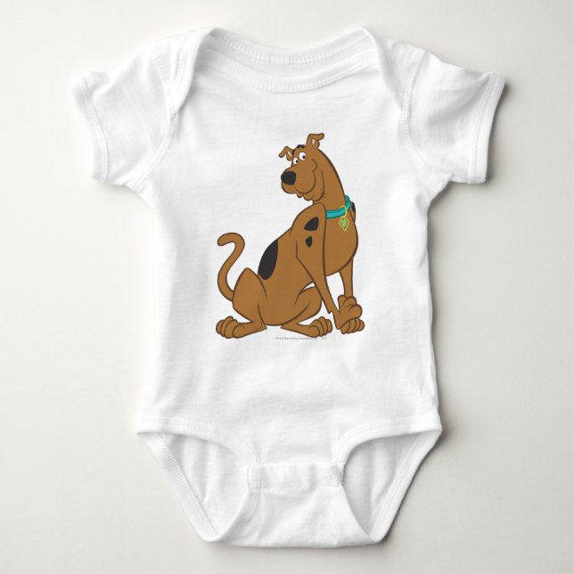 Scooby-Doo Bashful-Pose Baby Strampler (Vorderseite)