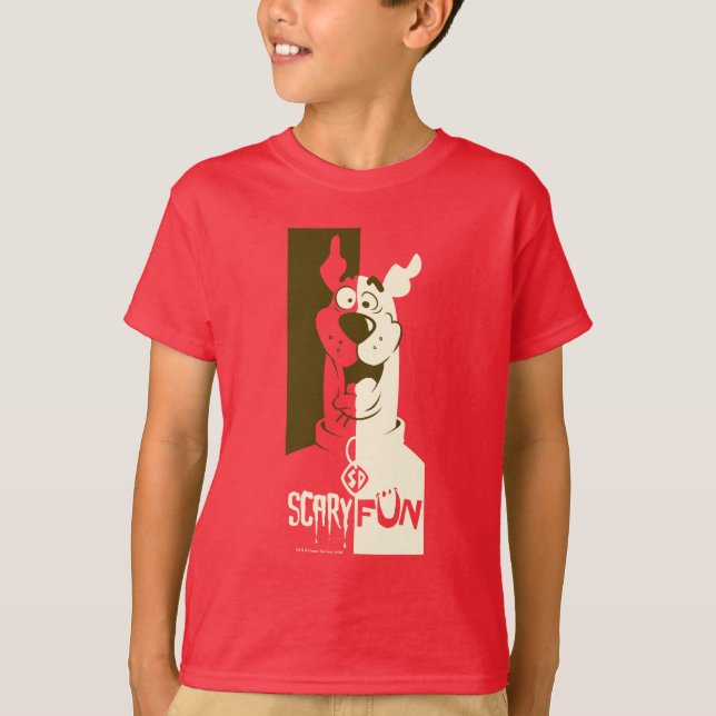Scooby-Doo "Beängstigender Spaß" T-Shirt (Vorderseite)