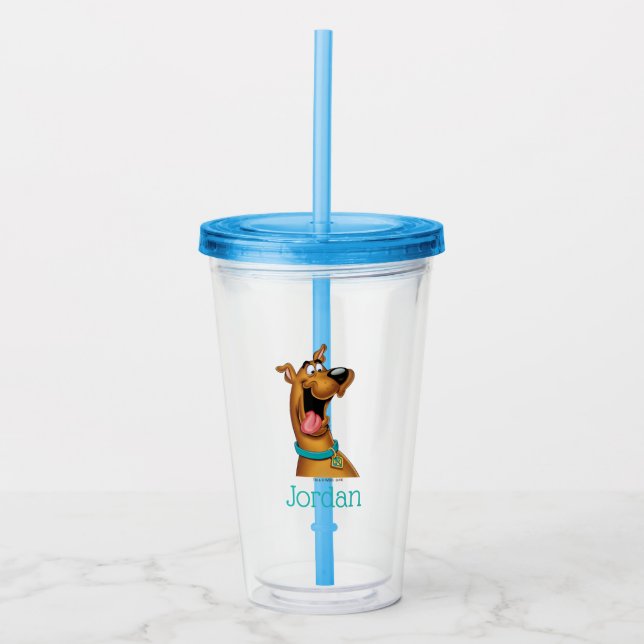 Scooby-Doo begeistert Acryltrinkbecher (Vorderseite)