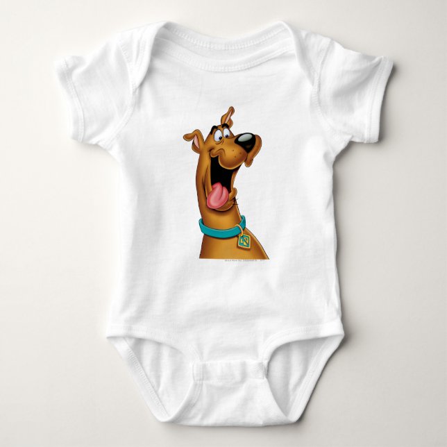 Scooby-Doo begeistert Baby Strampler (Vorderseite)