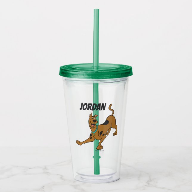Scooby-Doo bereit zum Spielen Acryltrinkbecher (Vorderseite)
