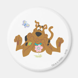 Scooby-Doo bewundern Blume Magnet