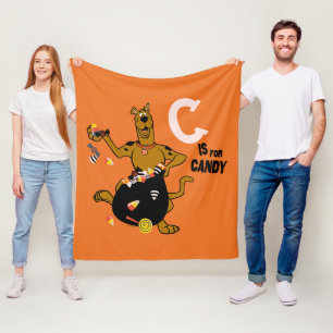 Scooby-Doo C ist für Candy Fleecedecke