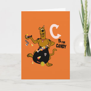Scooby-Doo C steht für Candy Karte
