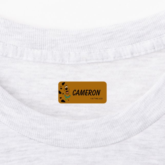 Scooby-Doo Camouflage Labels Etiketten (Befestigt)
