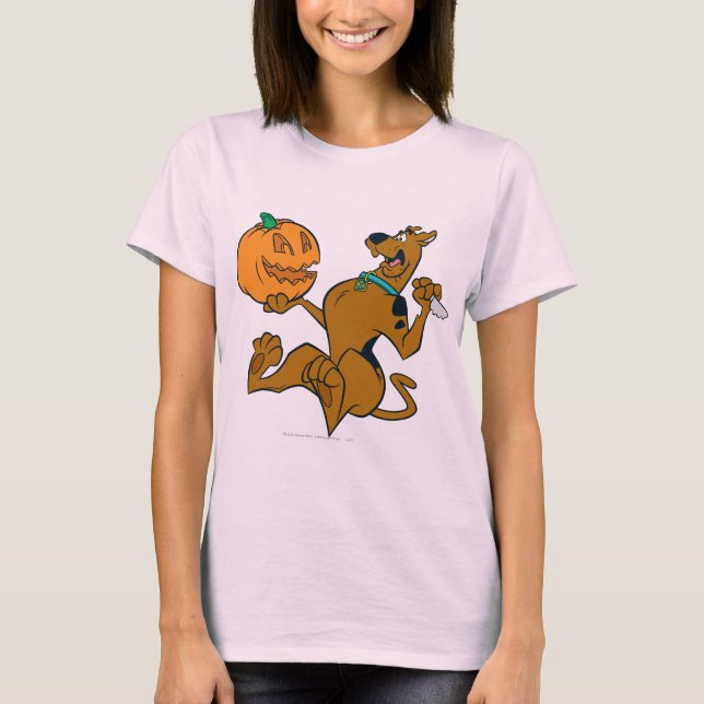 Scooby-Doo Carving Pumpkin T-Shirt (Vorderseite)