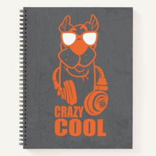 Scooby-Doo "Crazy Cool" Headphone Grafik Notizbuch