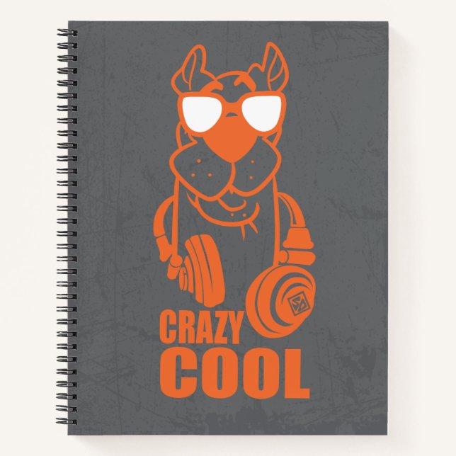 Scooby-Doo "Crazy Cool" Headphone Graphic Notizbuch (Vorderseite)