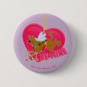 Scooby-Doo Cupid - Be Mine Button