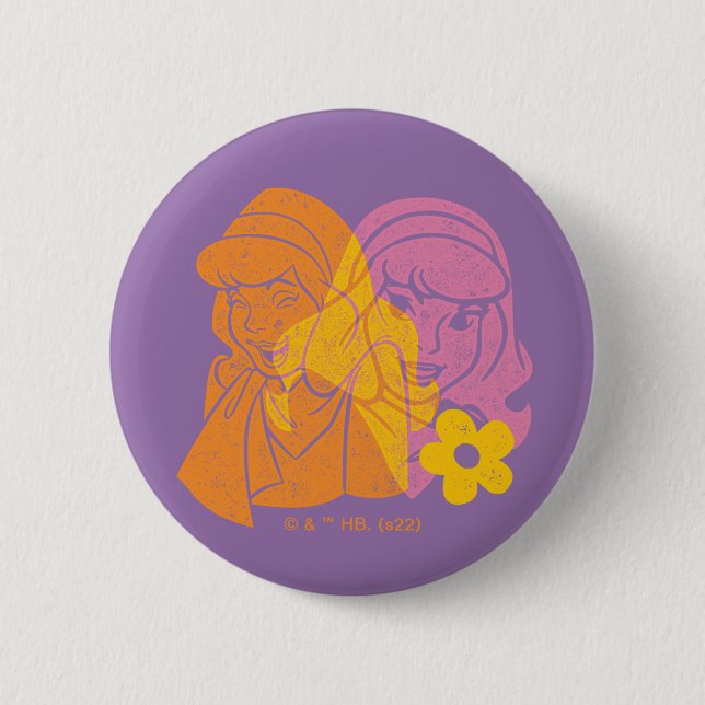 Scooby-Doo | Daphne Blume Portrait Button (Vorderseite)