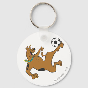 Scooby-Doo, das Fußball spielt Schlüsselanhänger