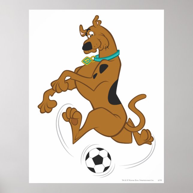 Scooby-Doo, das Fußball tritt Poster (Vorne)