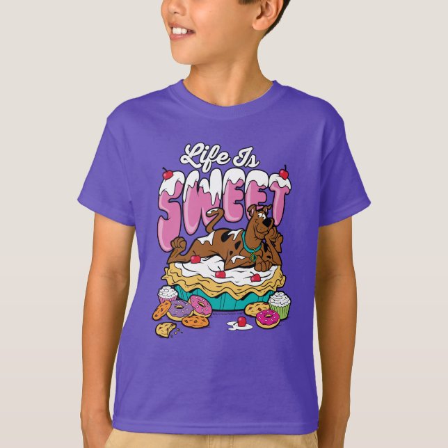 Scooby-Doo "Das Leben ist süß" T-Shirt (Vorderseite)