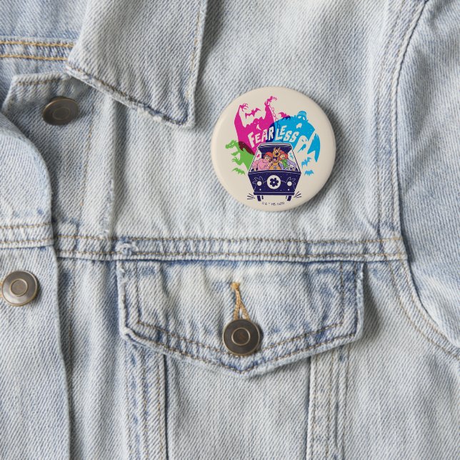 Scooby-Doo | Die Furchtlose Geheimnismaschine Button (Beispiel)