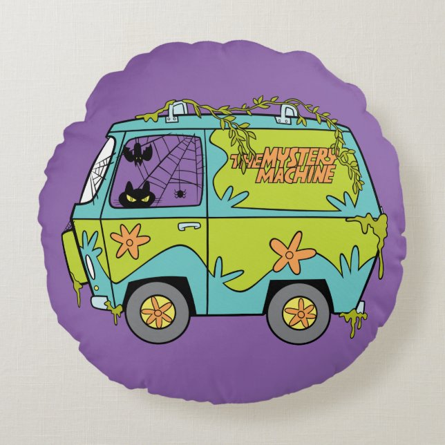 Scooby-Doo | Die Geheimnismaschine Rundes Kissen (Vorderseite)