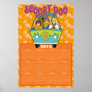 Scooby-Doo Die Mystery Machine 2012 Kalender Poster