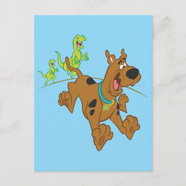 Scooby-Doo Dinosaur Escape Postkarte (Vorderseite)
