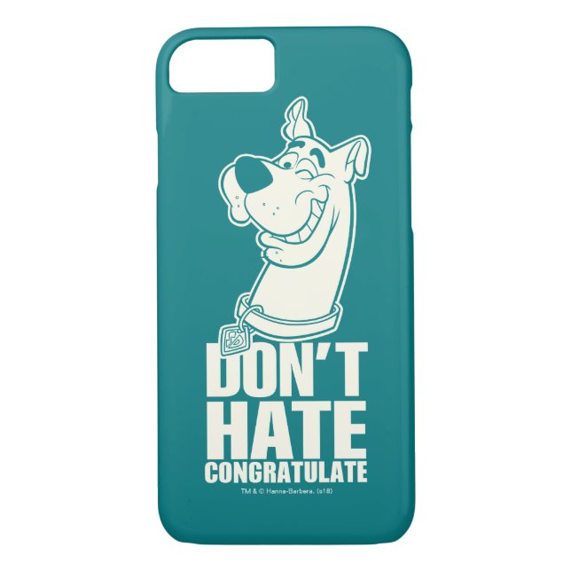 Scooby-Doo "Don't Hate, Congratuliere" Grafik Case-Mate iPhone Hülle (Rückseite)