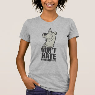 Scooby-Doo "Don't Hate, Congratuliere" Grafik T-Shirt
