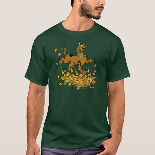Scooby-Doo-Erntedank-Blätter T-Shirt (Vorderseite)