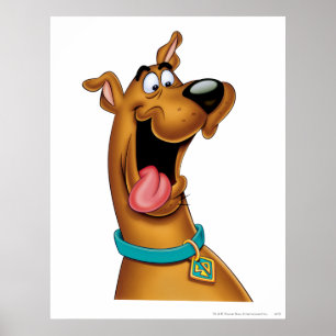 Scooby-Doo Excited Face Poster