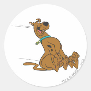 Scooby-Doo-Folie Runder Aufkleber