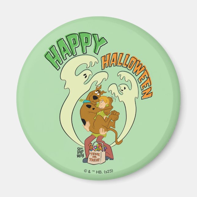 Scooby-Doo | Frohe Halloween Magnet (Vorne)