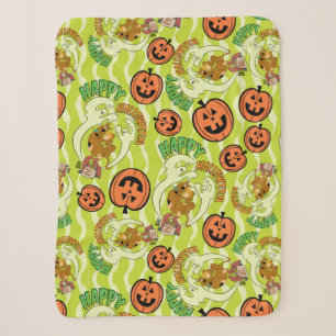 Scooby-Doo Fröhliches Halloween-Muster Sherpadecke