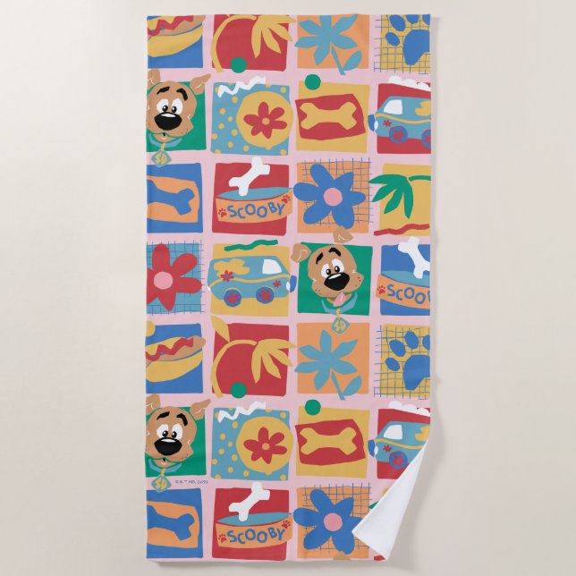 Scooby-Doo | Fun Baby Pattern Strandtuch (Vorderseite)