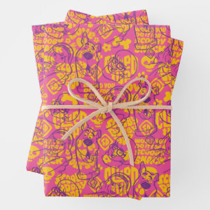 Scooby-Doo   Funky Blume Pattern Geschenkpapier Set
