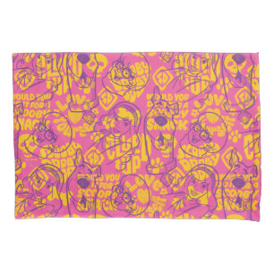 Scooby-Doo Funky Blume Pattern Kissenbezug