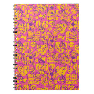Scooby-Doo Funky Blume Pattern Notizblock