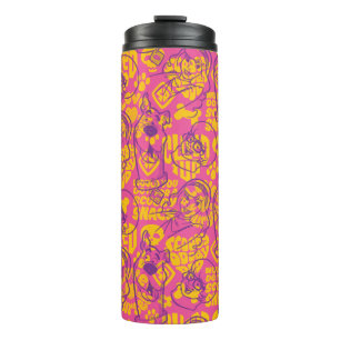 Scooby-Doo Funky Blume Pattern Thermosbecher
