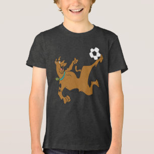 Scooby-Doo Fußball spielen Tri-Blend Shirt