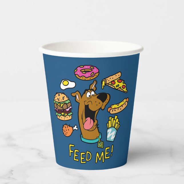 Scooby-Doo Füttere mich! Pappbecher (Vorderseite)