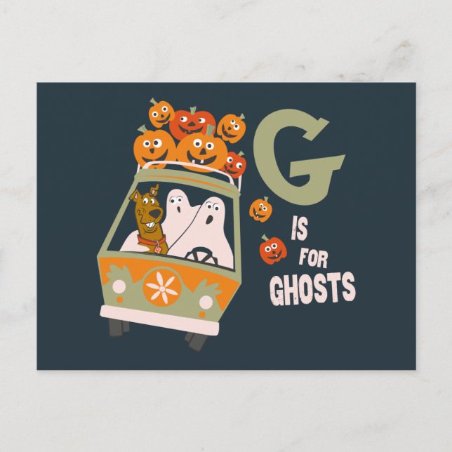 Scooby-Doo | G ist für Geister Postkarte (Vorderseite)