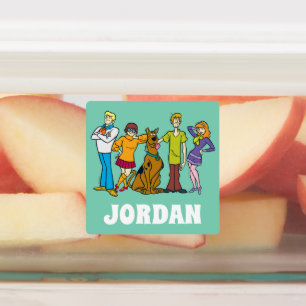 Scooby-Doo Ganze Gang 14 Mystery Inc. Etiketten