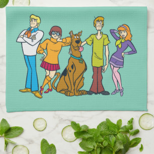 Scooby-Doo Ganze Gang 14 Mystery Inc. Geschirrtuch