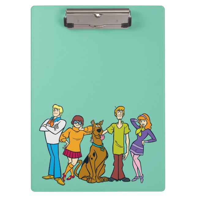 Scooby-Doo | Ganze Gang 14 Mystery Inc. Klemmbrett (Vorderseite)