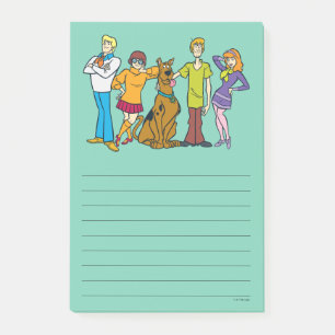 Scooby-Doo Ganze Gang 14 Mystery Inc. Post-it Klebezettel