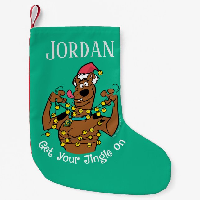 Scooby-Doo "Get Your Jingle On" Kleiner Weihnachtsstrumpf (Vorderseite)