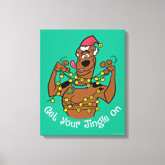 Scooby-Doo "Get Your Jingle On" Leinwanddruck (Vorderseite)