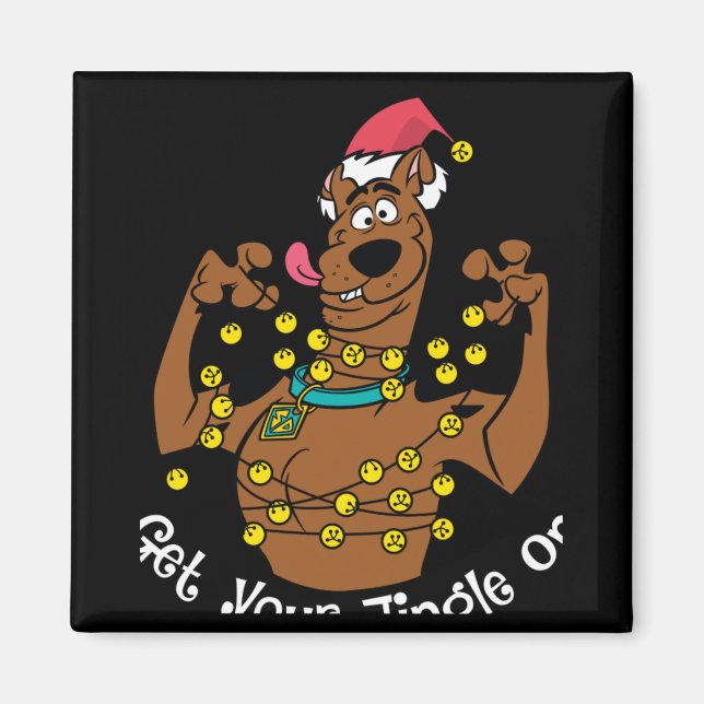 Scooby Doo Get Your Jingle On T Shirt  Magnet (Vorne)