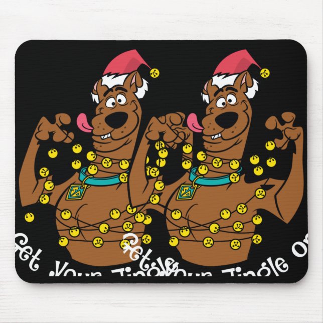 Scooby Doo Get Your Jingle On T Shirt  Mousepad (Vorne)