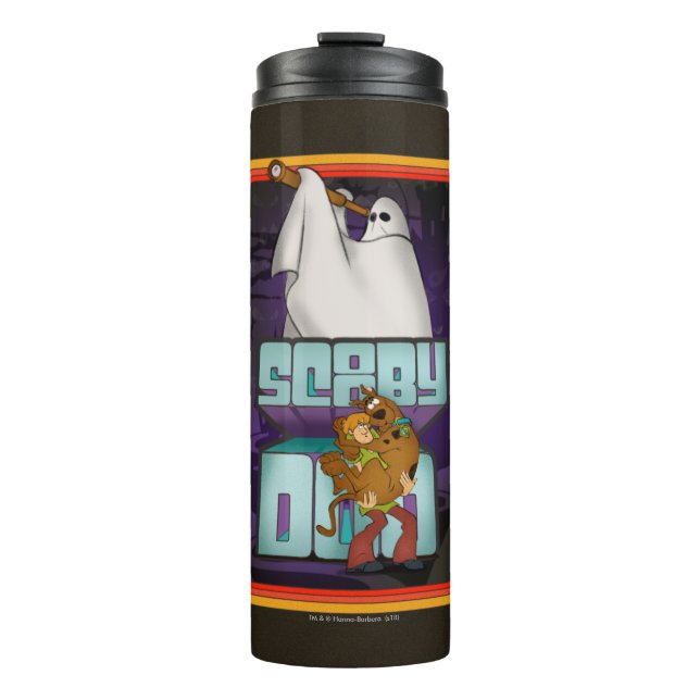 Scooby-Doo | Ghost Looking for Shaggy & Scooby Thermosbecher (Vorderseite)
