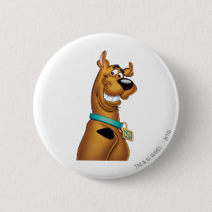 Scooby-Doo Grin Button