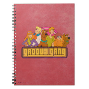 Scooby-Doo "Groovy Gang" Retro Cartoon Graphic Notizblock